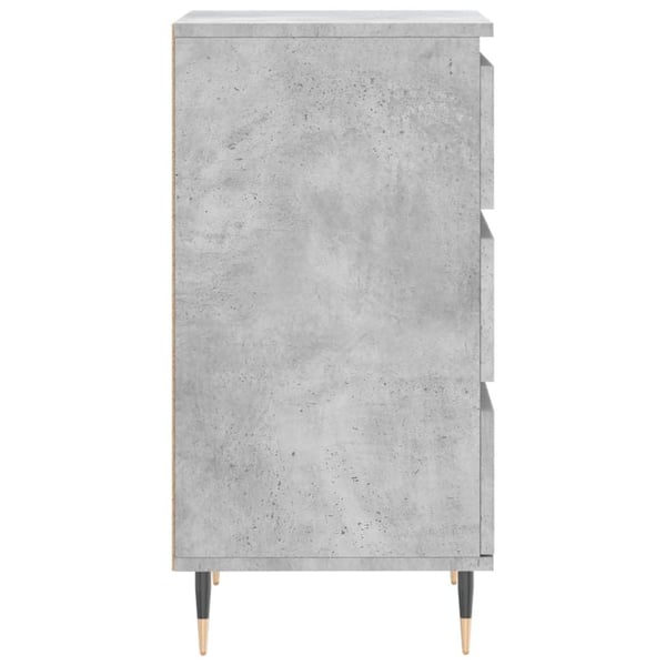 vidaXL Skjenk betonggrå 40x35x70 cm konstruert tre