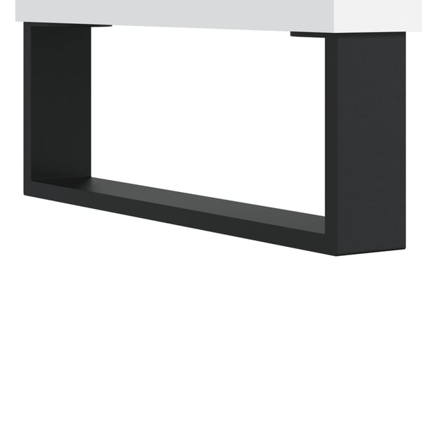 vidaXL Nattbord hvit 40x40x66 cm konstruert tre