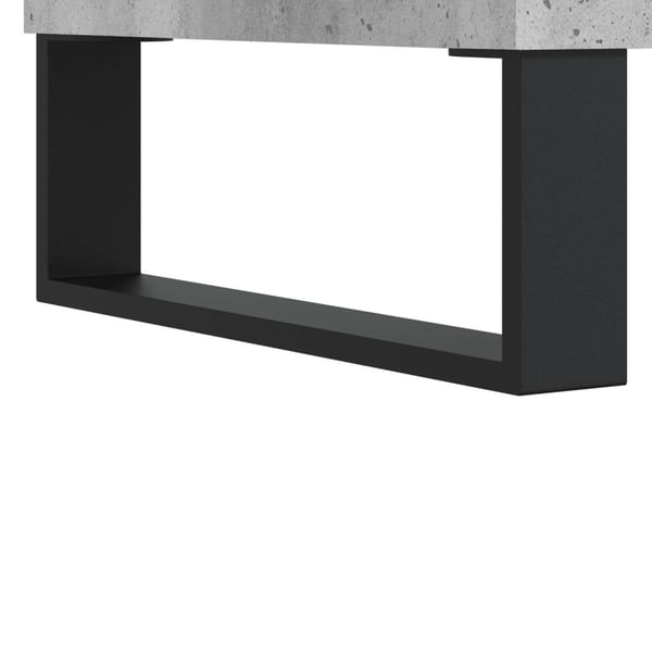 vidaXL TV-benk betonggrå 100x34,5x44,5 cm konstruert tre
