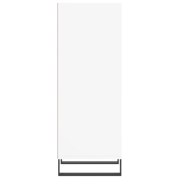 vidaXL Skjenk hvit 34,5x32,5x90 cm konstruert tre