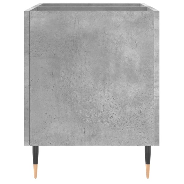 vidaXL Hifi-benk betonggrå 74,5x38x48 cm konstruert tre