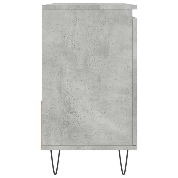 vidaXL badeværelsesskab 65x33x60 cm konstrueret træ betongrå