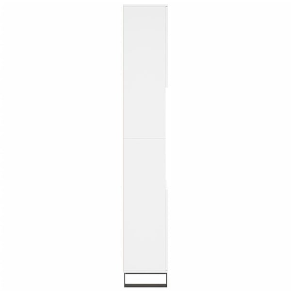 vidaXL Baderomsskap hvit 30x30x190 cm konstruert tre
