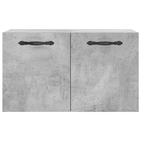 vidaXL Seinäkaappi betoninharmaa 60x36,5x35 cm tekninen puu