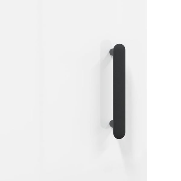 vidaXL Highboard høyglans hvit 69,5x31x115 cm konstruert tre
