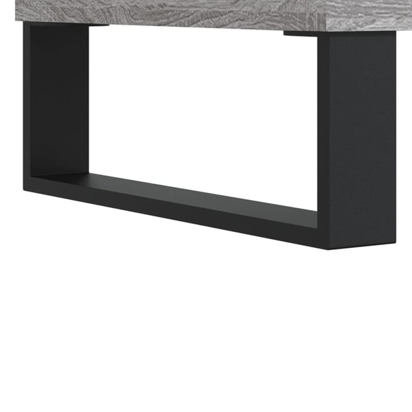 vidaXL Hifi-benk grå sonoma 74,5x38x48 cm konstruert tre