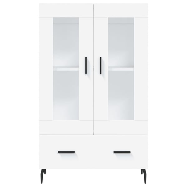 vidaXL Highboard hvit 69,5x31x115 cm konstruert tre