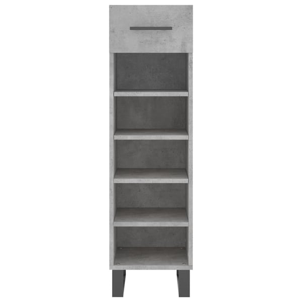 vidaXL skoreol 30x35x105 cm konstrueret træ betongrå