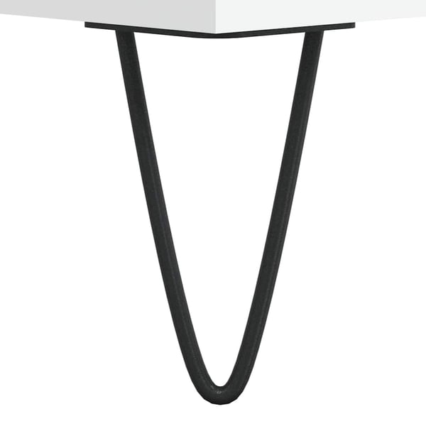 vidaXL badeværelsesskab 65x33x60 cm konstrueret træ hvid