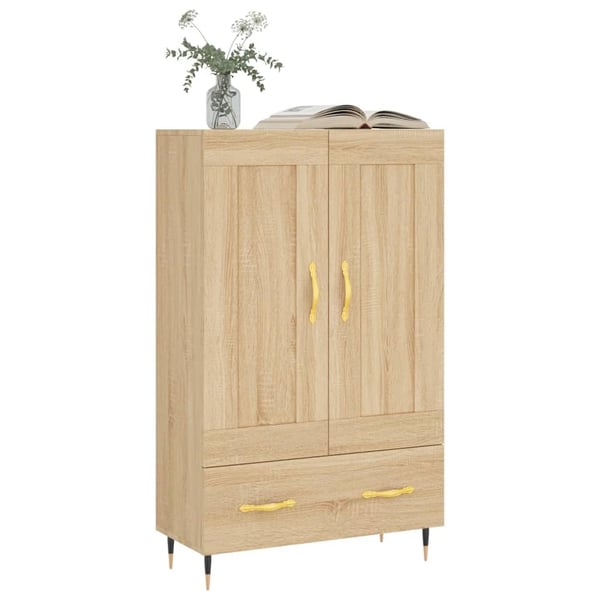vidaXL skab 69,5x31x115 cm konstrueret træ sonoma-eg