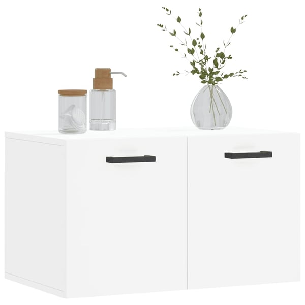 vidaXL vægskab 60x36,5x35 cm konstrueret træ hvid