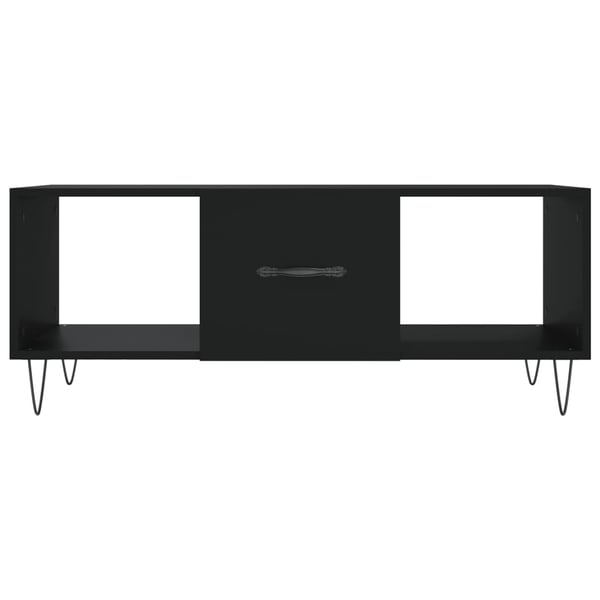 vidaXL sofabord 102x50x40 cm konstrueret træ sort