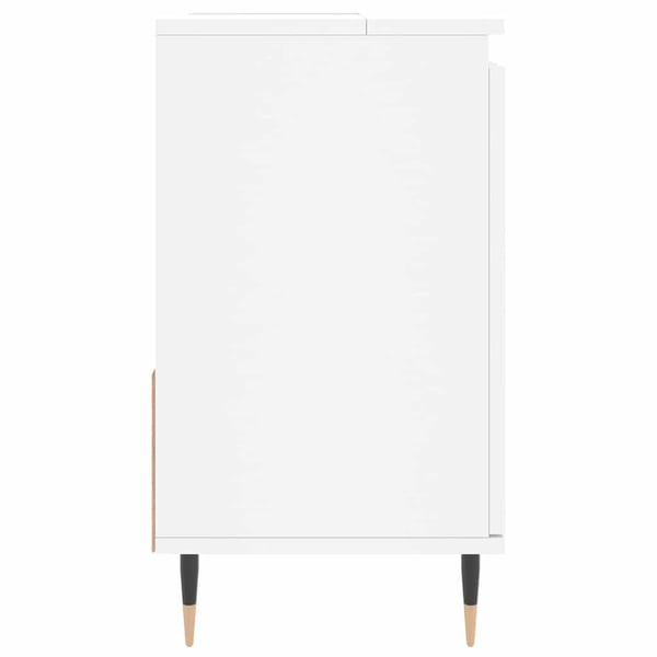 vidaXL badeværelsesskab 65x33x60 cm konstrueret træ hvid