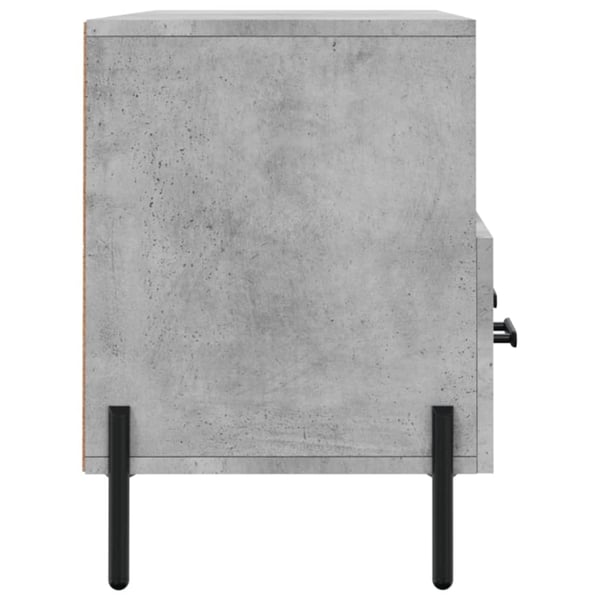 vidaXL TV-benk betonggrå 120x35x48 cm konstruert tre