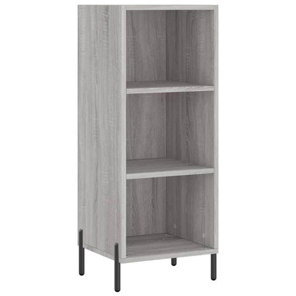 vidaXL Senkki harmaa Sonoma 34,5x32,5x90 cm tekninen puu