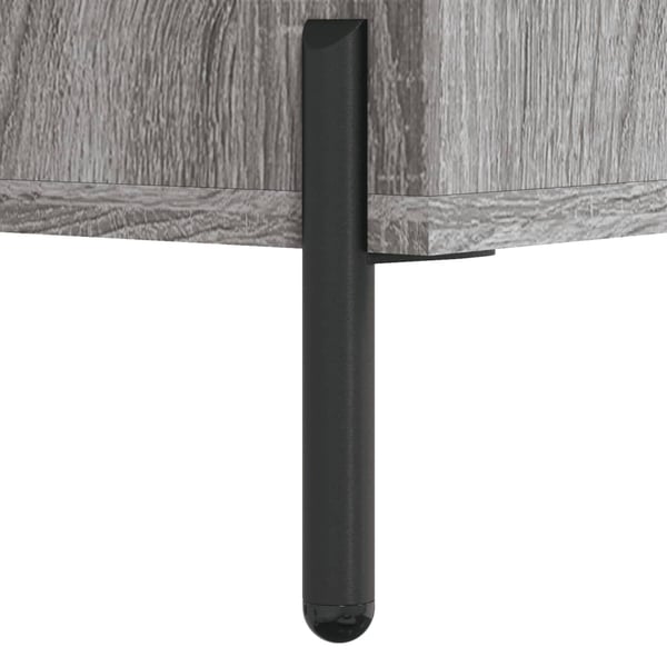 vidaXL Skjenk grå sonoma 34,5x32,5x90 cm konstruert tre