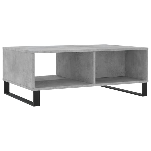 vidaXL Salongbord betonggrå 90x60x35 cm konstruert tre