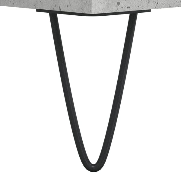 vidaXL Hifi-benk betonggrå 84,5x38x48 cm konstruert tre