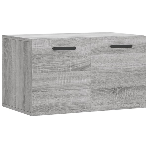 vidaXL Veggskap grå sonoma 60x36,5x35 cm konstruert tre
