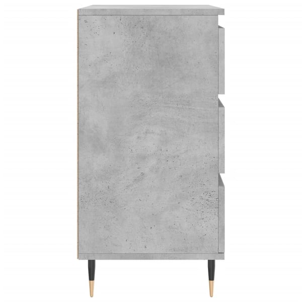 vidaXL Skjenk betonggrå 60x35x70 cm konstruert tre