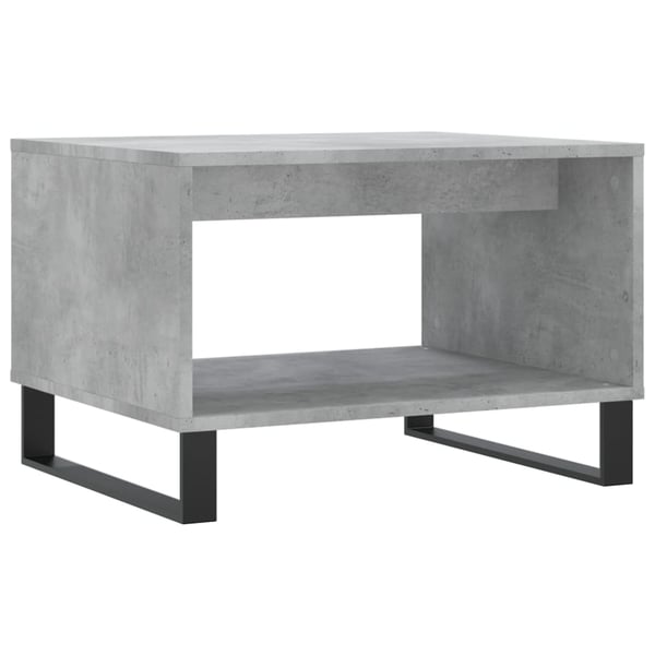 vidaXL Salongbord betonggrå 60x50x40 cm konstruert tre