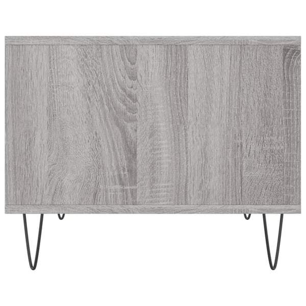 vidaXL Salongbord grå sonoma 60x50x40 cm konstruert tre