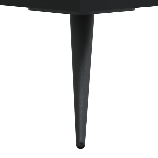 vidaXL Salongbord svart 50x50x40 cm konstruert tre