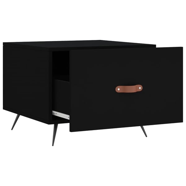 vidaXL Salongbord svart 50x50x40 cm konstruert tre