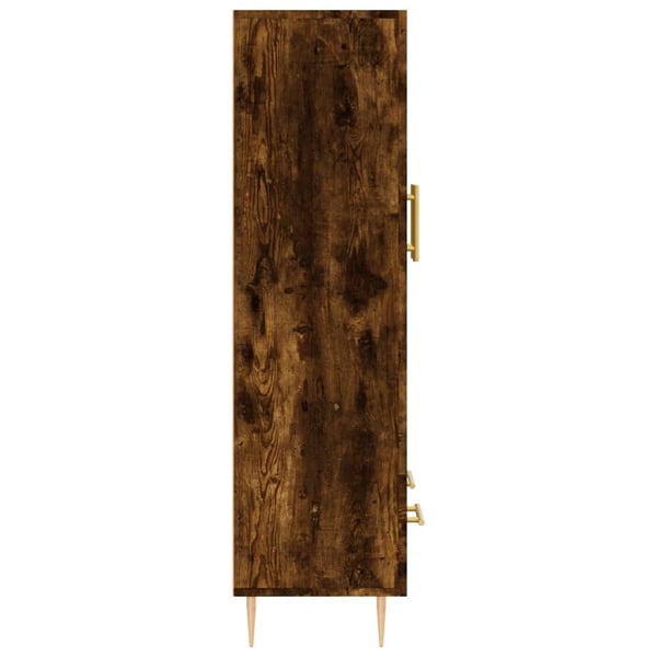 vidaXL skab 69,5x31x115 cm konstrueret træ røget sonoma-eg