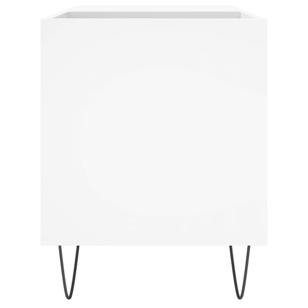 vidaXL Hifi-benk hvit 85x38x48 cm konstruert tre