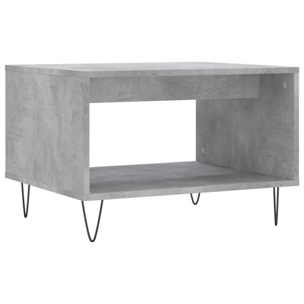 vidaXL Salongbord betonggrå 60x50x40 cm konstruert tre