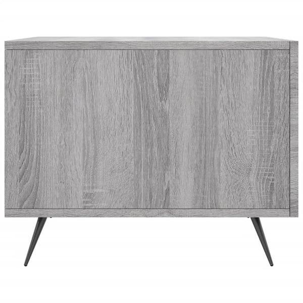 vidaXL sofabord 50x50x40 cm konstrueret træ grå sonoma-eg