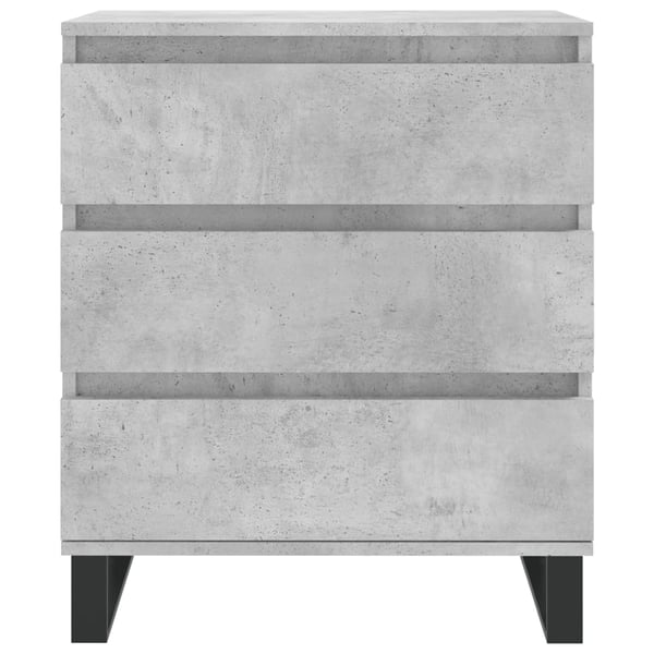 vidaXL Senkki betoninharmaa 60x35x70 cm tekninen puu