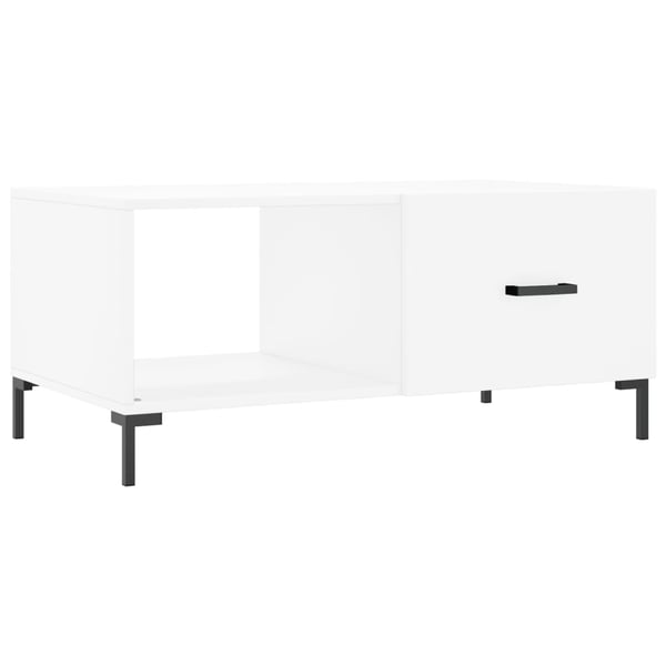 vidaXL Soffbord vit 90x50x40 cm konstruerat trä