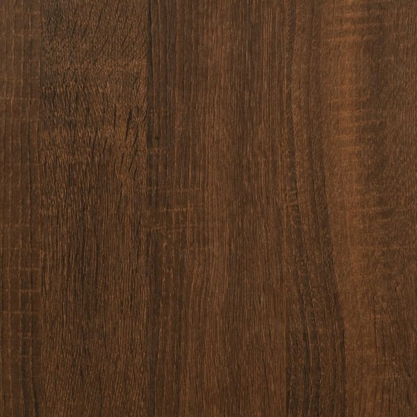 vidaXL sofabord 50x50x40 cm konstrueret træ brun egetræsfarve