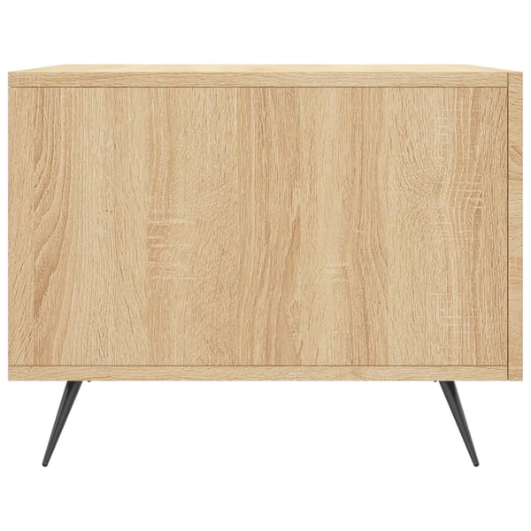 vidaXL sofabord 50x50x40 cm konstrueret træ sonoma egetræsfarve