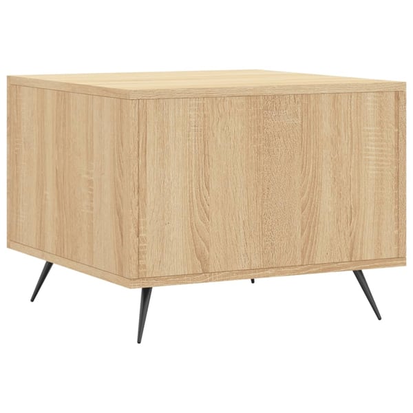 vidaXL sofabord 50x50x40 cm konstrueret træ sonoma egetræsfarve
