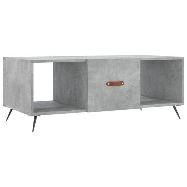 vidaXL Salongbord betonggrå 102x50x40 cm konstruert tre