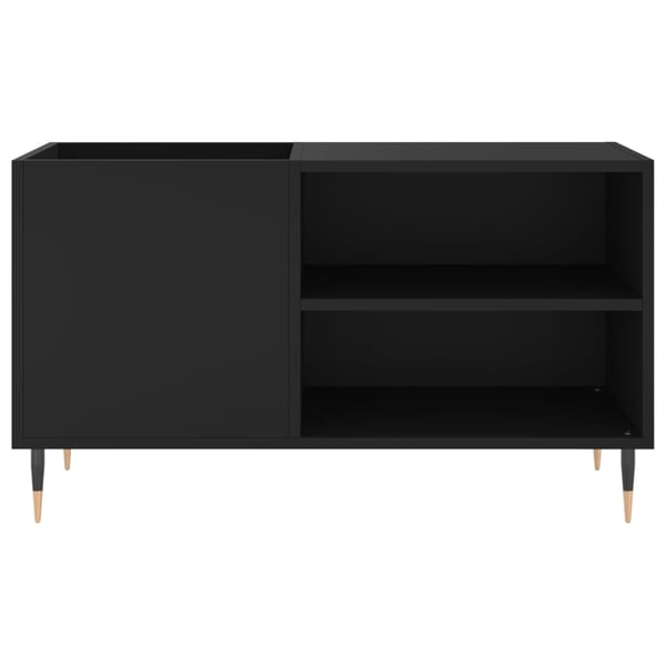 vidaXL Hifi-benk svart 85x38x48 cm konstruert tre