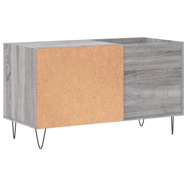 vidaXL Hifi-benk grå sonoma 85x38x48 cm konstruert tre