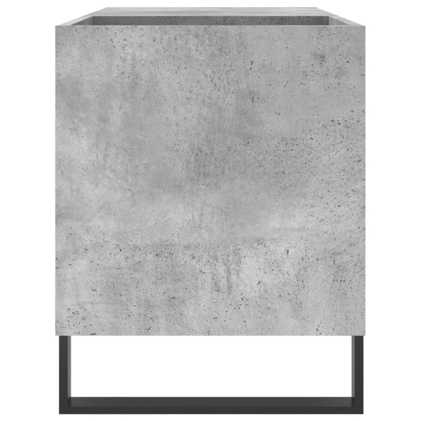 vidaXL Hifi-benk betonggrå 84,5x38x48 cm konstruert tre