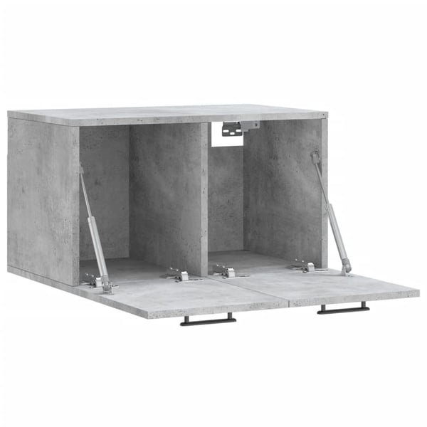 vidaXL Veggskap betonggrå 60x36,5x35 cm konstruert tre