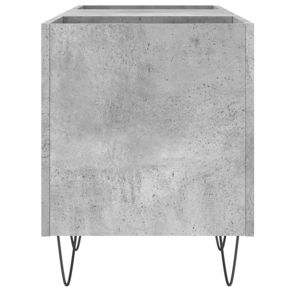 vidaXL Hifi-benk betonggrå 121x38x48 cm konstruert tre