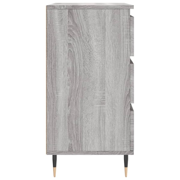 vidaXL Skjenk grå sonoma 60x35x70 cm konstruert tre
