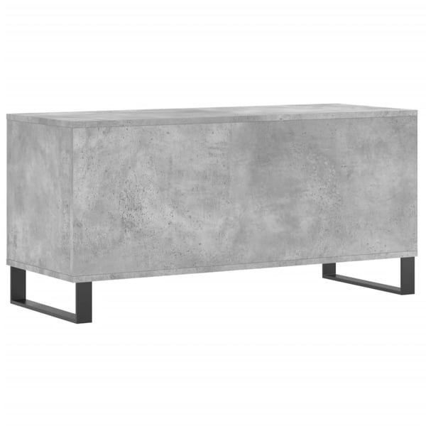 vidaXL Hifi-benk betonggrå 100x38x48 cm konstruert tre