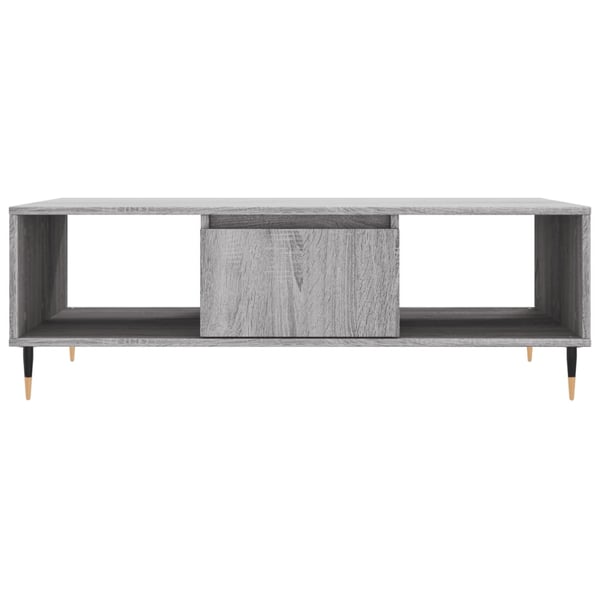 vidaXL Salongbord grå sonoma 104x60x35 cm konstruert tre