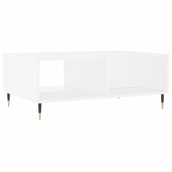 vidaXL Salongbord hvit 90x60x35 cm konstruert tre