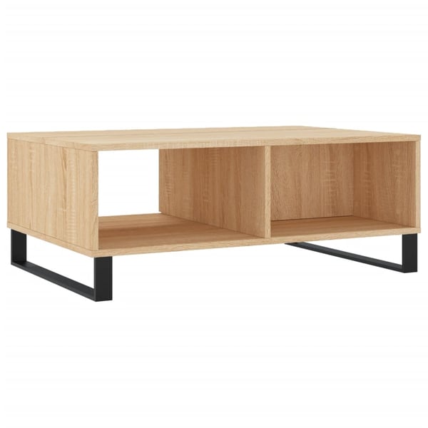 vidaXL Salongbord sonoma eik 90x60x35 cm konstruert tre