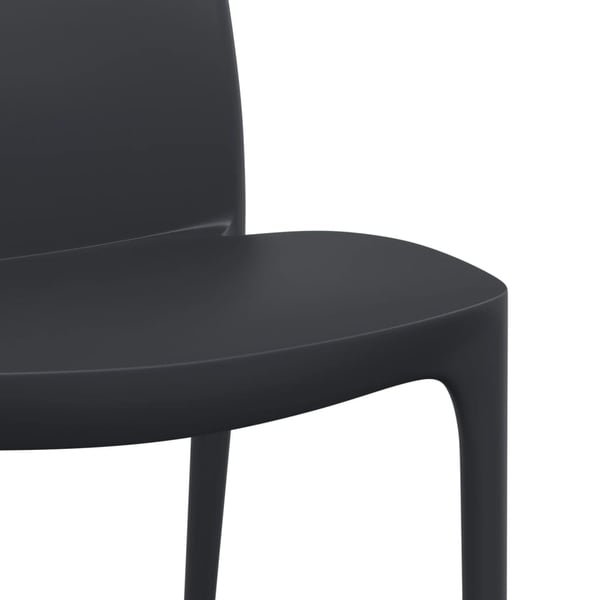 vidaXL Puutarhatuolit 2 kpl antrasiitti 50x46x80 cm polypropeeni