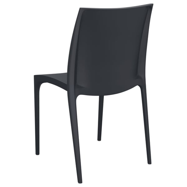 vidaXL Puutarhatuolit 2 kpl antrasiitti 50x46x80 cm polypropeeni